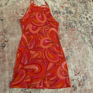 60s/70s style halter neck dress